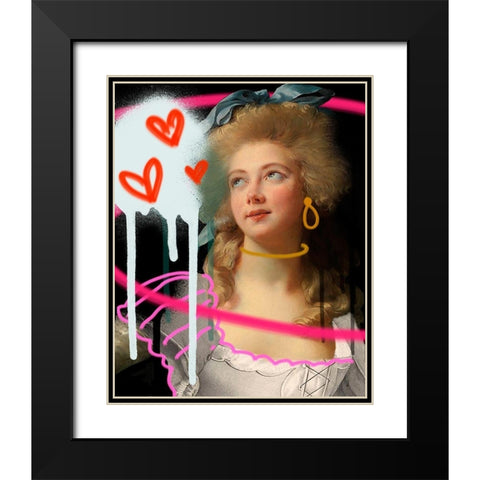 Masterful Photoshop IV Black Modern Wood Framed Art Print with Double Matting by Warren, Annie