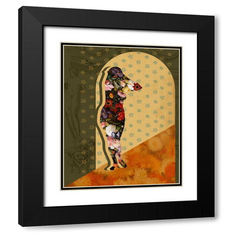 Goddess of the Flora I Black Modern Wood Framed Art Print with Double Matting by Popp, Grace