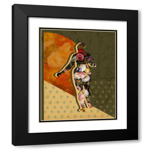 Goddess of the Flora II Black Modern Wood Framed Art Print with Double Matting by Popp, Grace