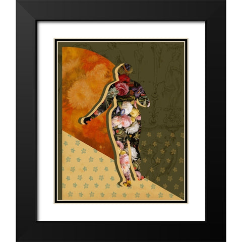 Goddess of the Flora II Black Modern Wood Framed Art Print with Double Matting by Popp, Grace