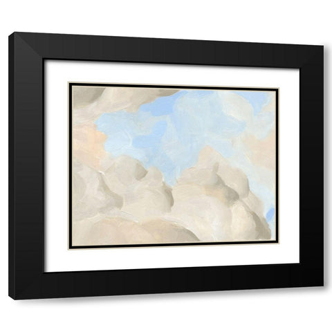 Cloud Coast I Black Modern Wood Framed Art Print with Double Matting by Green, Jacob
