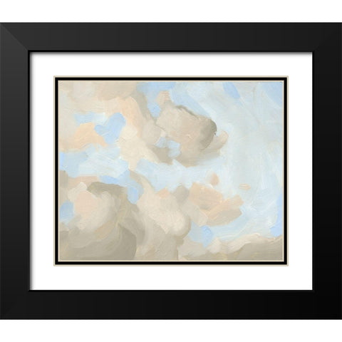 Cloud Coast II Black Modern Wood Framed Art Print with Double Matting by Green, Jacob