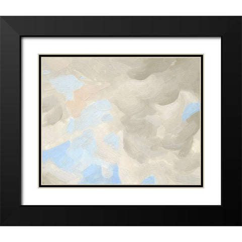 Cloud Coast III Black Modern Wood Framed Art Print with Double Matting by Green, Jacob