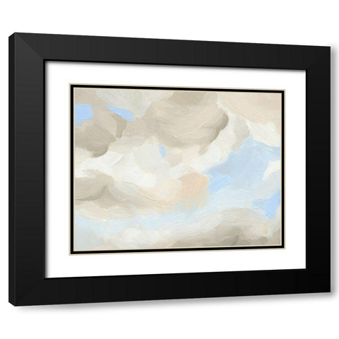 Cloud Coast IV Black Modern Wood Framed Art Print with Double Matting by Green, Jacob