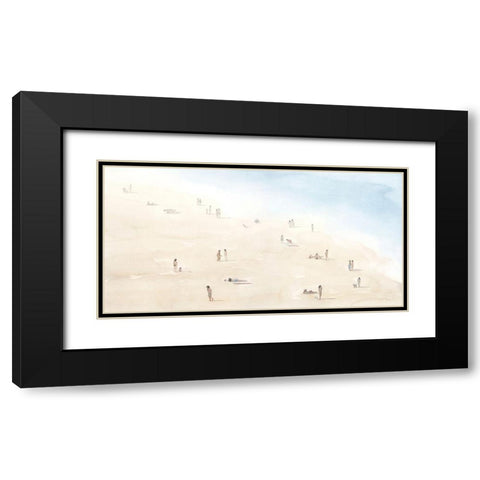 Beach Goers III Black Modern Wood Framed Art Print with Double Matting by Popp, Grace