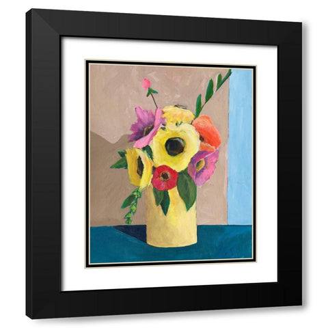 Garden Rewards II Black Modern Wood Framed Art Print with Double Matting by Moore, Regina