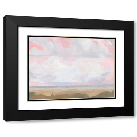 Sandbridge Beach II Black Modern Wood Framed Art Print with Double Matting by Green, Jacob
