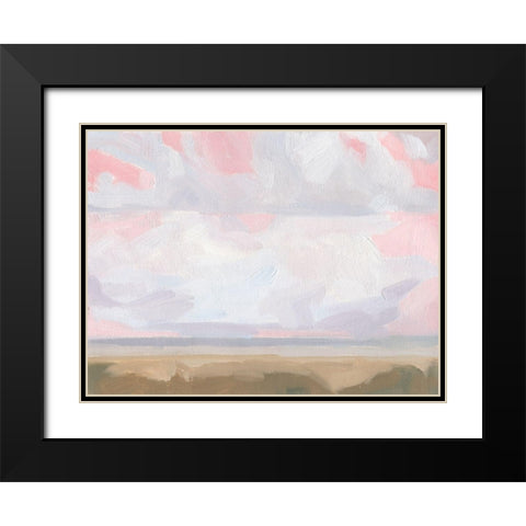 Sandbridge Beach II Black Modern Wood Framed Art Print with Double Matting by Green, Jacob
