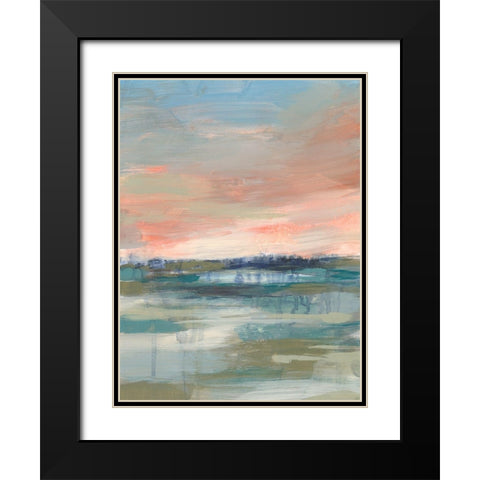 Vast Marsh I Black Modern Wood Framed Art Print with Double Matting by Goldberger, Jennifer
