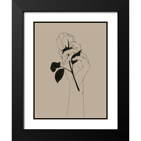 Youre the One II Black Modern Wood Framed Art Print with Double Matting by Popp, Grace