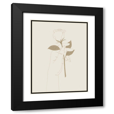 Youre the One III Black Modern Wood Framed Art Print with Double Matting by Popp, Grace