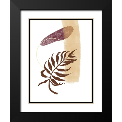 Slow Burn II Black Modern Wood Framed Art Print with Double Matting by Holman, Nicholas