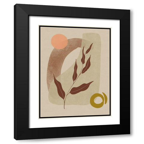 Autumn Soul I Black Modern Wood Framed Art Print with Double Matting by Holman, Nicholas