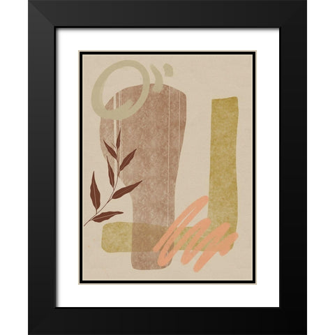 Autumn Soul II Black Modern Wood Framed Art Print with Double Matting by Holman, Nicholas