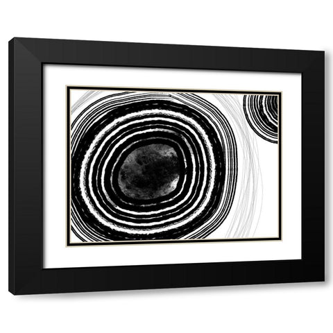 Under the Microscope I Black Modern Wood Framed Art Print with Double Matting by Holman, Nicholas