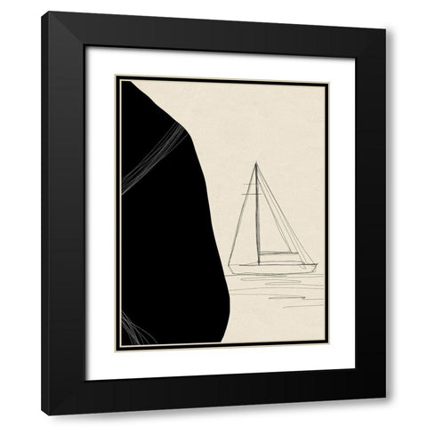 Unfinished Business II Black Modern Wood Framed Art Print with Double Matting by Holman, Nicholas