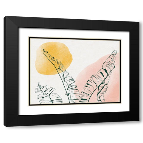 Summer Warmth II Black Modern Wood Framed Art Print with Double Matting by Holman, Nicholas