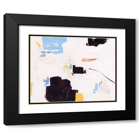 Inland Sands I Black Modern Wood Framed Art Print with Double Matting by Wang, Melissa