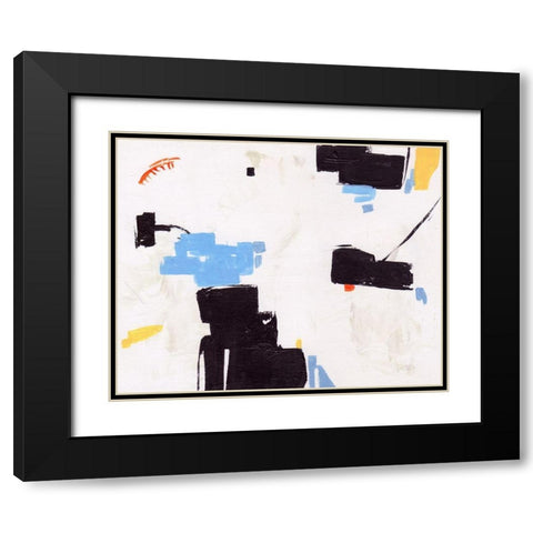 Inland Sands IV Black Modern Wood Framed Art Print with Double Matting by Wang, Melissa