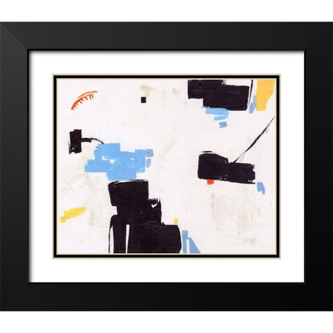 Inland Sands IV Black Modern Wood Framed Art Print with Double Matting by Wang, Melissa