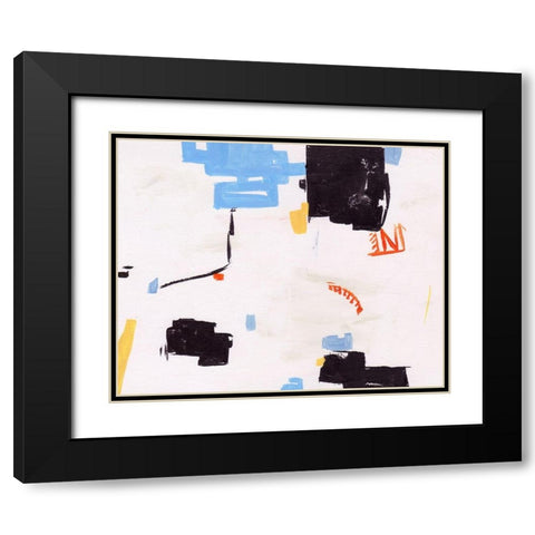 Inland Sands V Black Modern Wood Framed Art Print with Double Matting by Wang, Melissa