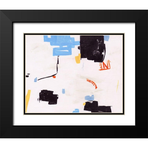 Inland Sands V Black Modern Wood Framed Art Print with Double Matting by Wang, Melissa