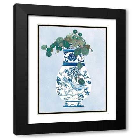 Moonlight Vase IV Black Modern Wood Framed Art Print with Double Matting by Wang, Melissa