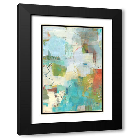 Galore I Black Modern Wood Framed Art Print with Double Matting by Jachimiec, Sue