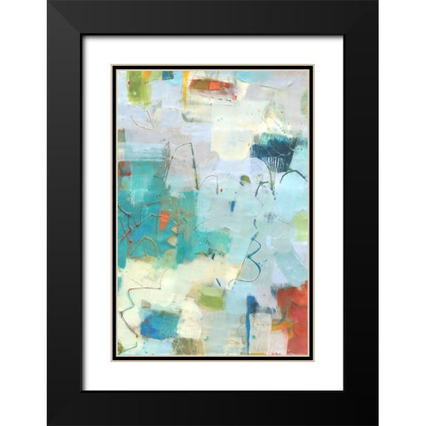 Galore II Black Modern Wood Framed Art Print with Double Matting by Jachimiec, Sue