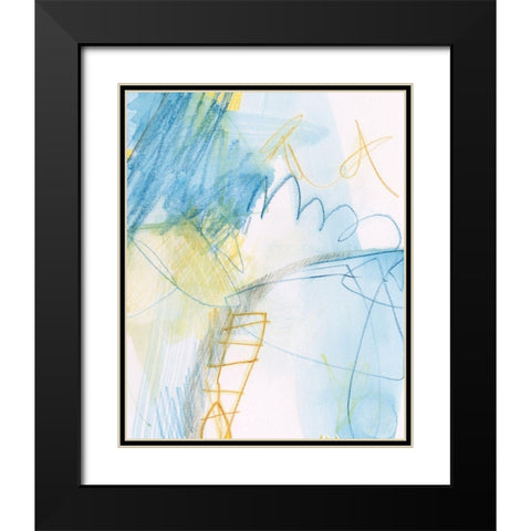 Mara I Black Modern Wood Framed Art Print with Double Matting by Jachimiec, Sue