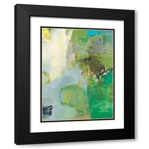 Mod I Black Modern Wood Framed Art Print with Double Matting by Jachimiec, Sue