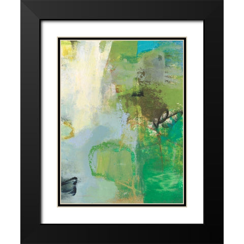 Mod I Black Modern Wood Framed Art Print with Double Matting by Jachimiec, Sue