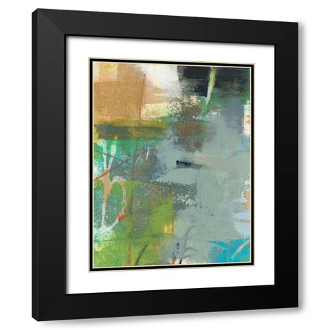 Mod II Black Modern Wood Framed Art Print with Double Matting by Jachimiec, Sue