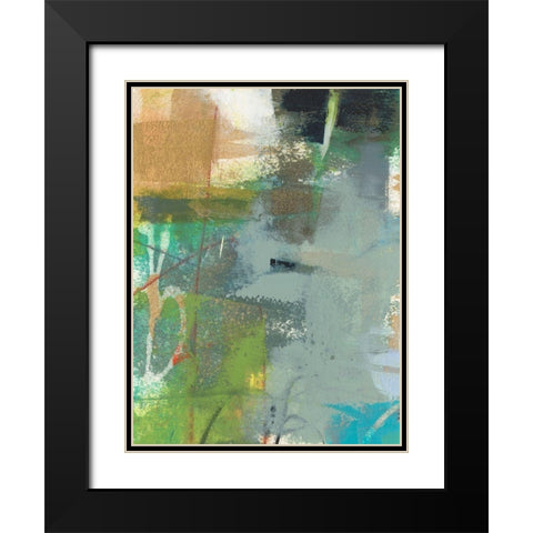 Mod II Black Modern Wood Framed Art Print with Double Matting by Jachimiec, Sue