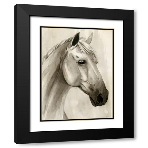 Freckled Pony II Black Modern Wood Framed Art Print with Double Matting by Popp, Grace