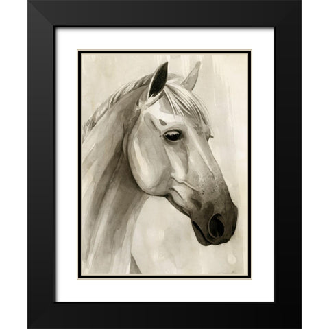 Freckled Pony II Black Modern Wood Framed Art Print with Double Matting by Popp, Grace