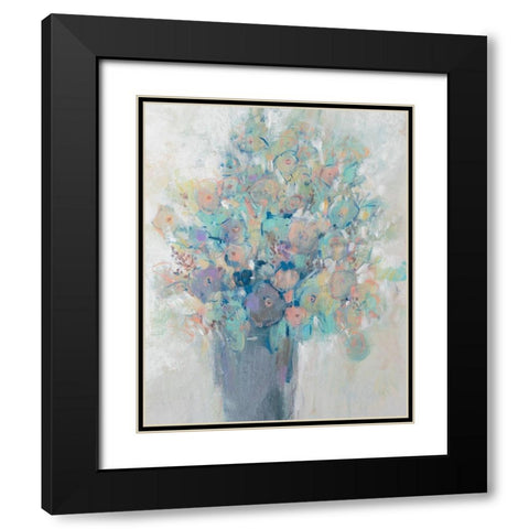 Bouquet I Black Modern Wood Framed Art Print with Double Matting by OToole, Tim