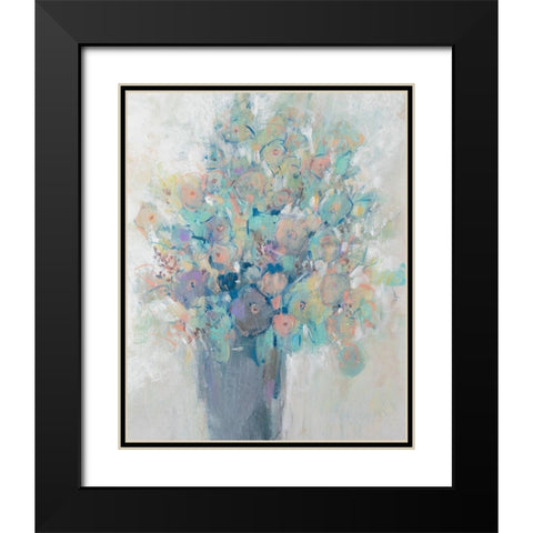 Bouquet I Black Modern Wood Framed Art Print with Double Matting by OToole, Tim