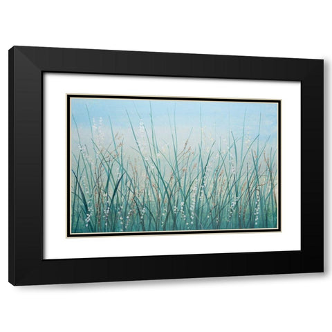 Tall Grass I Black Modern Wood Framed Art Print with Double Matting by OToole, Tim