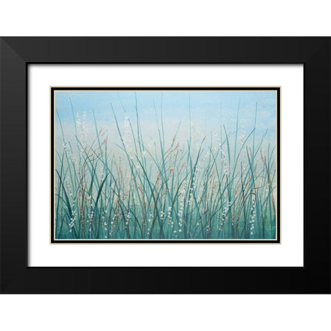 Tall Grass I Black Modern Wood Framed Art Print with Double Matting by OToole, Tim