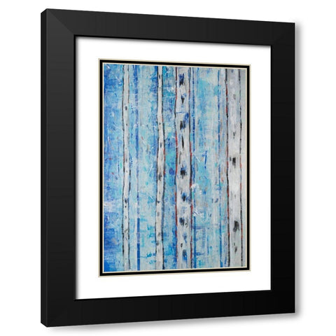 Between the Gap II Black Modern Wood Framed Art Print with Double Matting by OToole, Tim