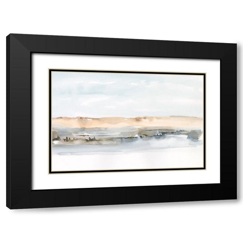 Marsh Dunes I Black Modern Wood Framed Art Print with Double Matting by Harper, Ethan