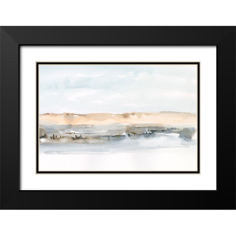Marsh Dunes I Black Modern Wood Framed Art Print with Double Matting by Harper, Ethan
