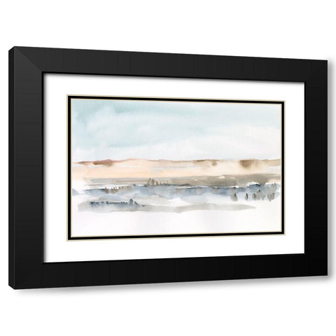 Marsh Dunes II Black Modern Wood Framed Art Print with Double Matting by Harper, Ethan