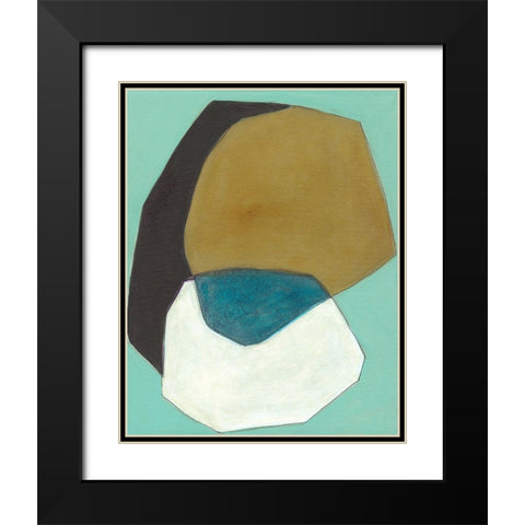 Boulder I Black Modern Wood Framed Art Print with Double Matting by Fuchs, Jodi