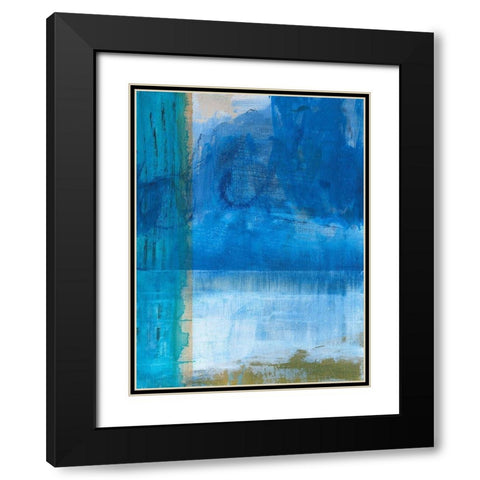 Bay Walk I Black Modern Wood Framed Art Print with Double Matting by Fuchs, Jodi