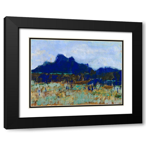 Altiplano I Black Modern Wood Framed Art Print with Double Matting by Fagalde, Jarman