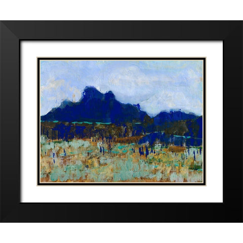 Altiplano I Black Modern Wood Framed Art Print with Double Matting by Fagalde, Jarman