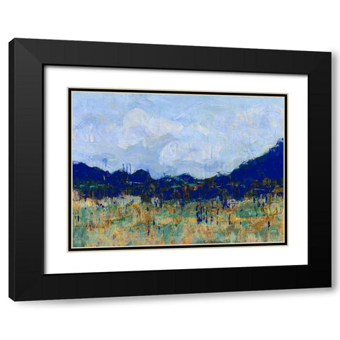 Altiplano II Black Modern Wood Framed Art Print with Double Matting by Fagalde, Jarman
