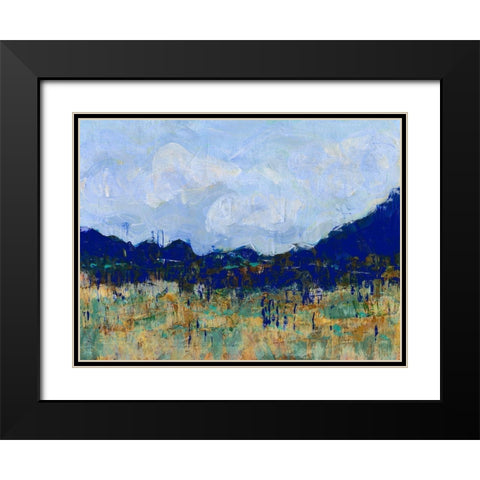 Altiplano II Black Modern Wood Framed Art Print with Double Matting by Fagalde, Jarman